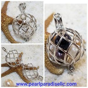 Large Ball Cage Pendant